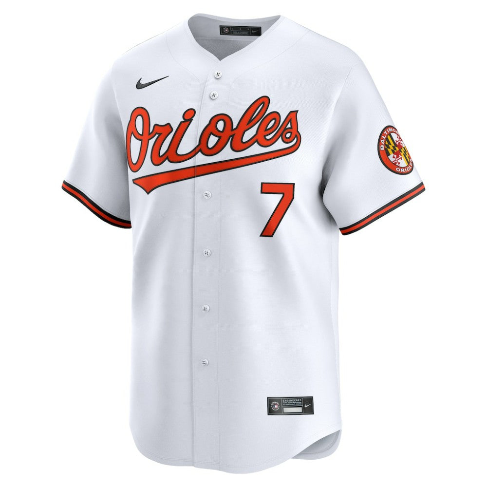 MLB Jackson Holliday Baltimore Orioles Nike Home Limited Player Jersey