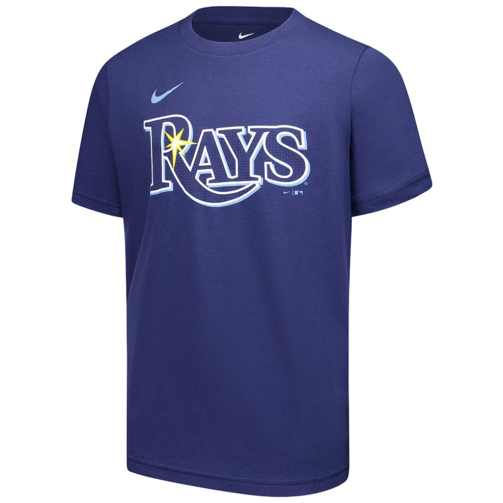 MLB Junior Caminero Tampa Bay Rays Nike Youth Name & Number T-Shirt