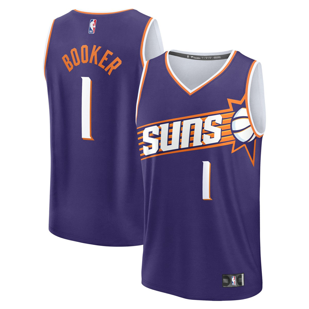 NBA Devin Booker Phoenix Suns Fast Break Replica Player Jersey
