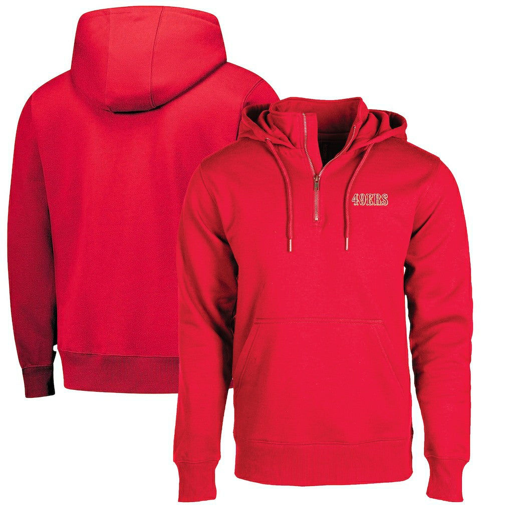 Dunbrooke Unisex Defender Quarter-Zip Hoodie - San Francisco 49ers