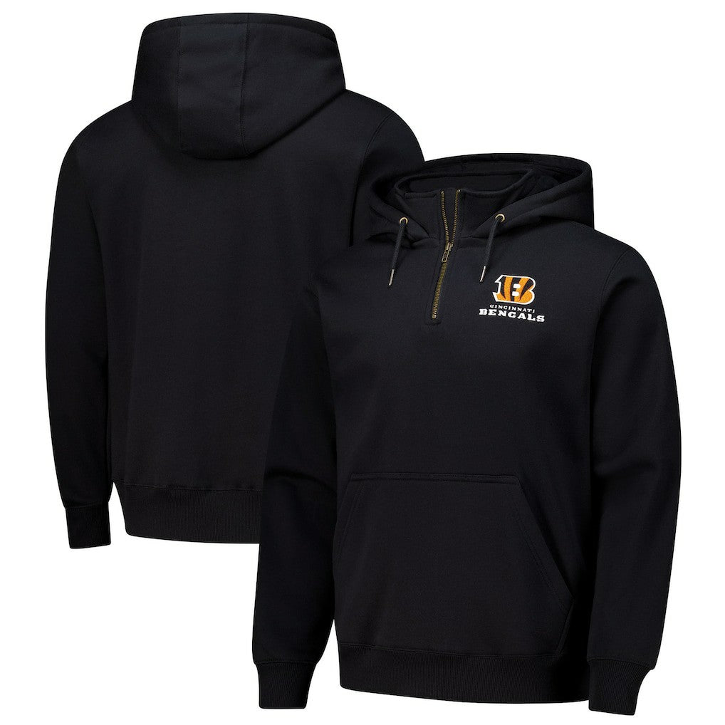 Dunbrooke Unisex Defender Quarter-Zip Hoodie - Cincinnati Bengals