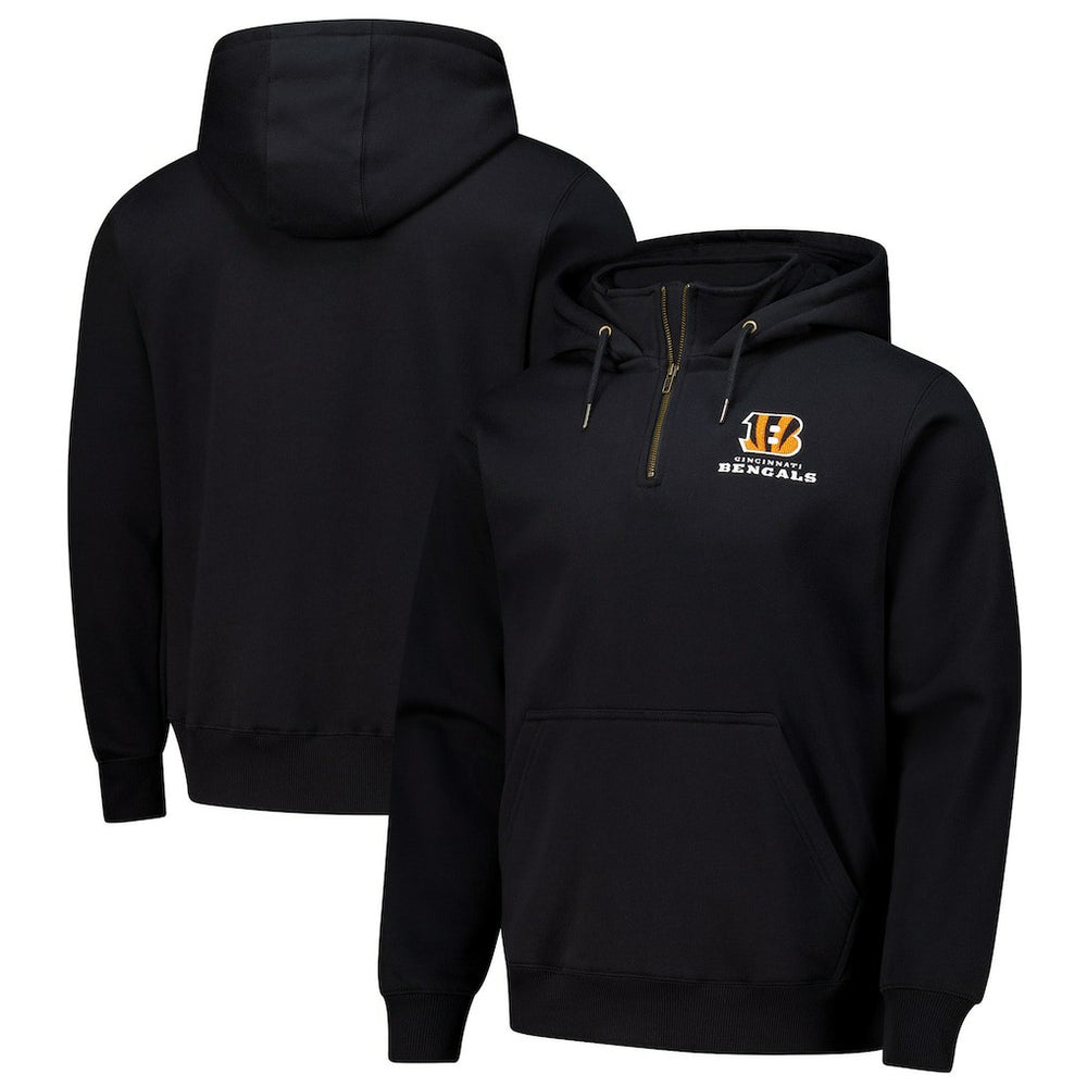 Dunbrooke Unisex Defender Quarter-Zip Hoodie - Cincinnati Bengals