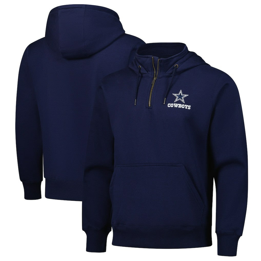 Dunbrooke Unisex Defender Quarter-Zip Hoodie - Dallas Cowboys