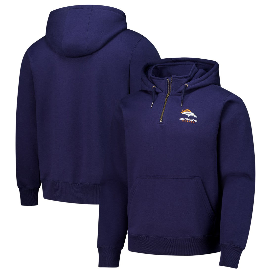 Dunbrooke Unisex Defender Quarter-Zip Hoodie - Denver Broncos