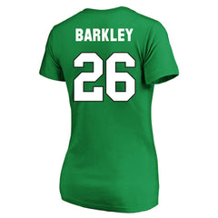 Saquon Barkley  Women's Plus Size Fair Catch Name & Number Scoop Neck T-Shirt - Philadelphia Eagles