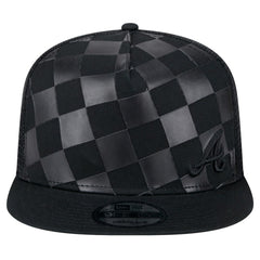 MLB Atlanta Braves New Era Score Check A-Frame Trucker 9FIFTY Snapback Hat