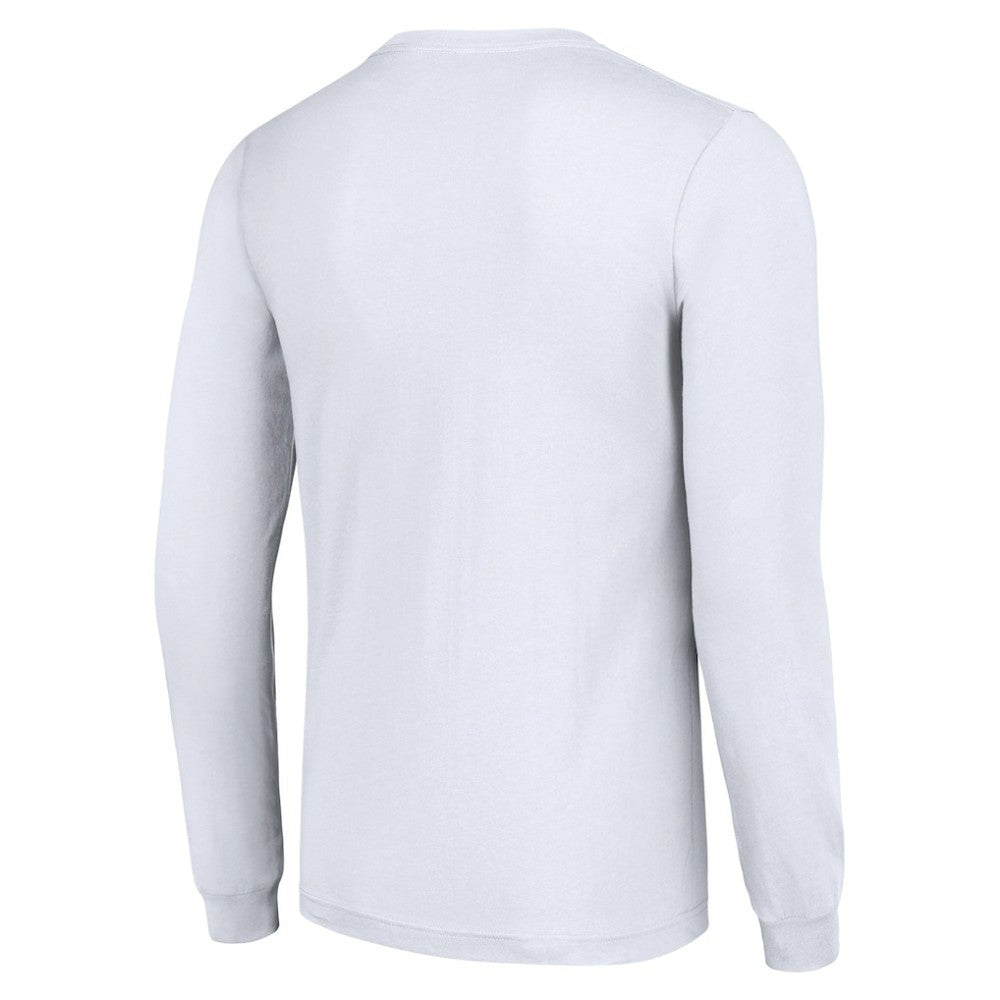NHL White Colorado Avalanche Starter Player Grid Long Sleeve T-Shirt