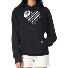 NBA San Antonio Spurs G-III 4Her by Carl Banks Women's Heart Pullover Hoodie - Black shop