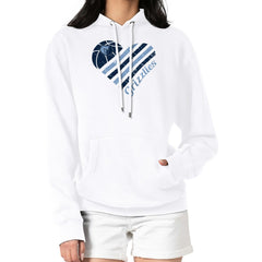 NBA Memphis Grizzlies G-III 4Her by Carl Banks Women's Heart Pullover Hoodie - White outlet