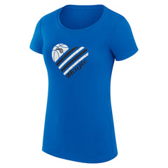 NBA Orlando Magic G-III 4Her by Carl Banks Women's Super-Slim Fit Lightweight Heart T-Shirt