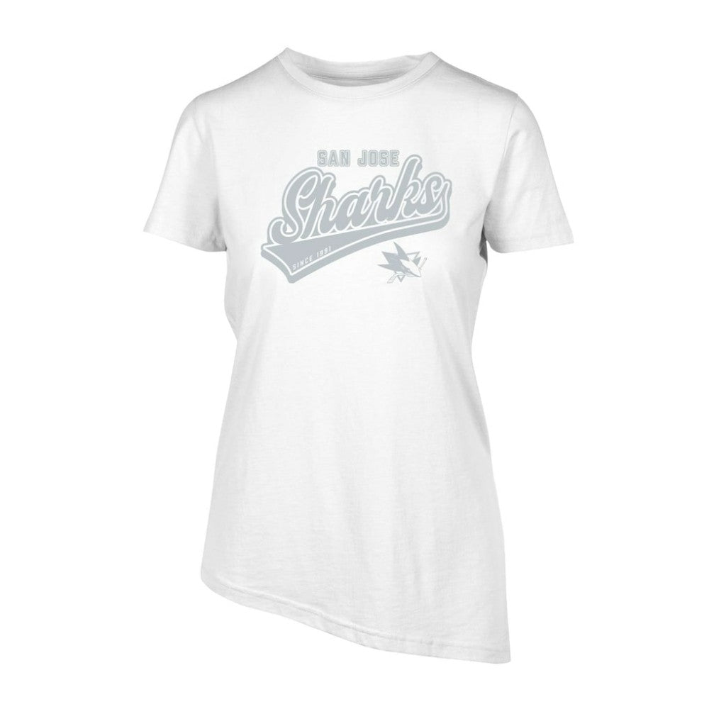 NHL White San Jose Sharks Levelwear Women's Birch Sweep T-Shirt
