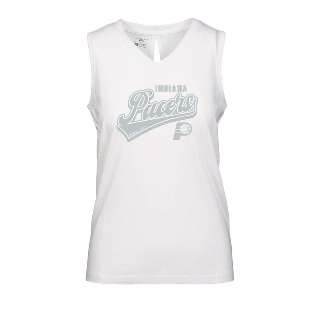 NBA Indiana Pacers Levelwear Women's Paisley Sweep V-Neck Tank Top