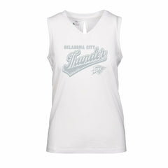 NBA Oklahoma City Thunder Levelwear Women's Paisley Sweep V-Neck Tank Top