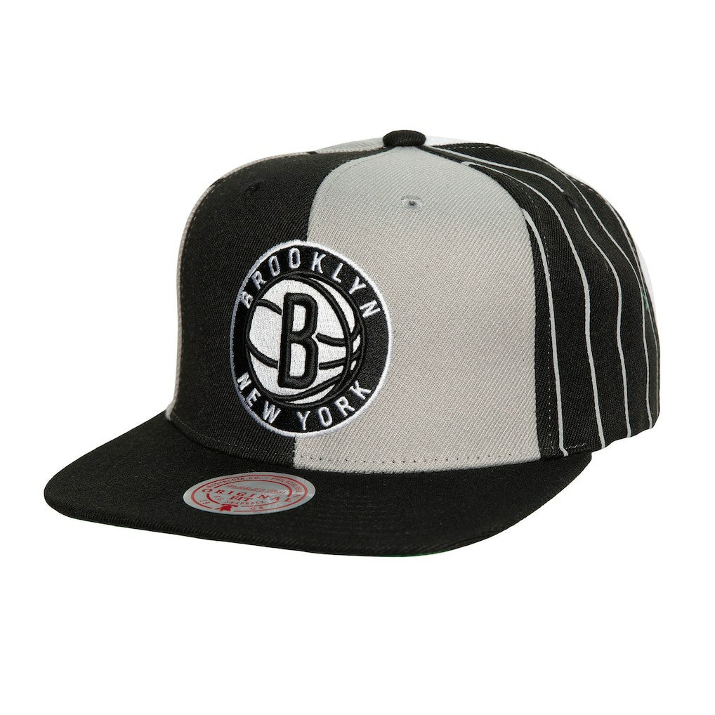 NBA Brooklyn Nets What The Pinstripe Snapback Hat