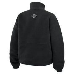 NHL Black Los Angeles Kings WEAR by Erin Andrews Women's Polar Fleece Half-Zip Jacket