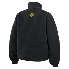 NHL Black Boston Bruins WEAR by Erin Andrews Women's Polar Fleece Half-Zip Jacket