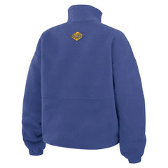 NHL Blue St. Louis Blues WEAR by Erin Andrews Women's Polar Fleece Half-Zip Jacket