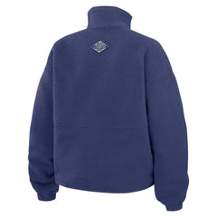 NHL Blue Toronto Maple Leafs WEAR by Erin Andrews Women's Polar Fleece Half-Zip Jacket