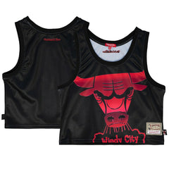 NBA Chicago Bulls Women's Hardwood Classics Big Face 4.0 Cropped Tank Top sale