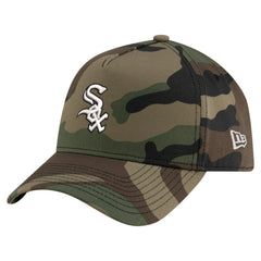 MLB Chicago White Sox New Era Woodland Team Pop 9FORTY A-Frame Adjustable Hat