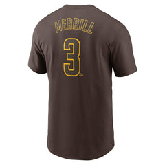 MLB Jackson Merrill San Diego Padres Nike Fuse Name & Number T-Shirt