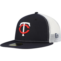 MLB Minnesota Twins New Era Team Color 59FIFTY Trucker Fitted Hat