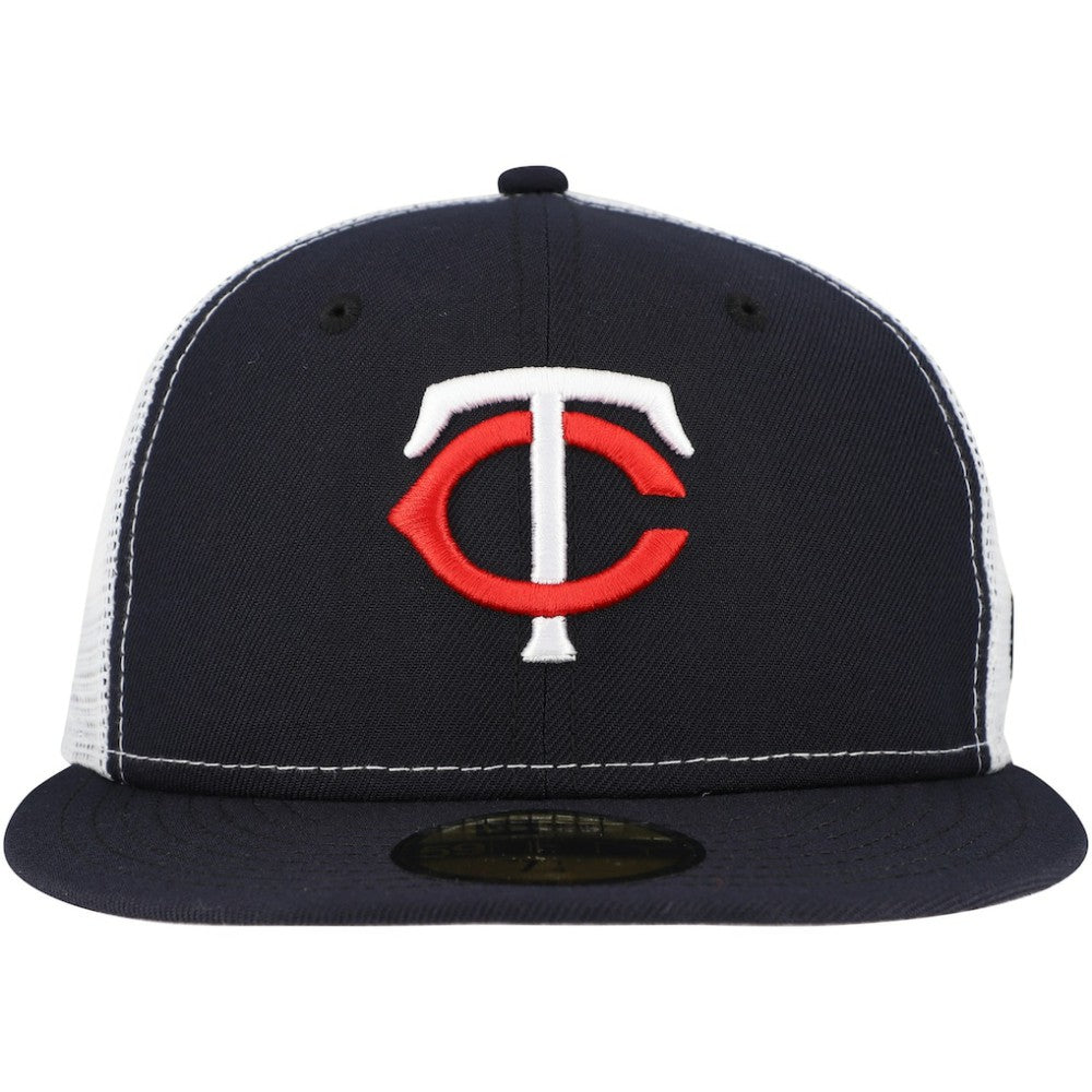 MLB Minnesota Twins New Era Team Color 59FIFTY Trucker Fitted Hat