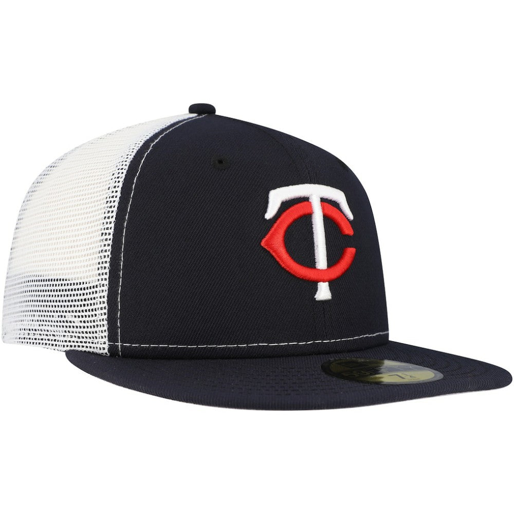 MLB Minnesota Twins New Era Team Color 59FIFTY Trucker Fitted Hat