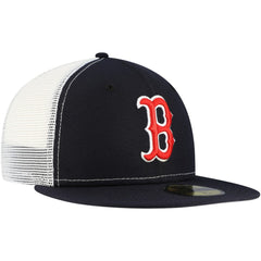 MLB Boston Red Sox New Era Team Color 59FIFTY Trucker Fitted Hat