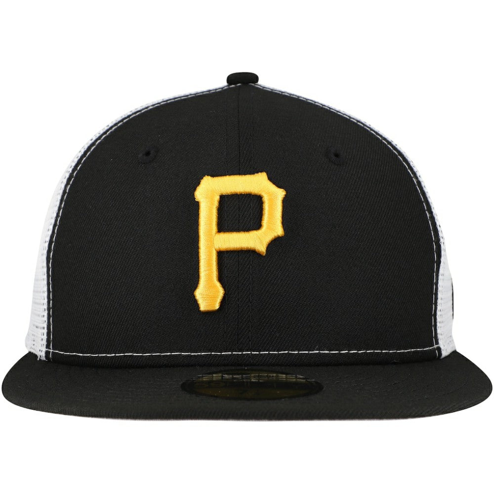 MLB Pittsburgh Pirates New Era Team Color 59FIFTY Trucker Fitted Hat