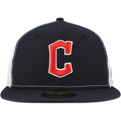 MLB Cleveland Guardians New Era Team Color 59FIFTY Trucker Fitted Hat