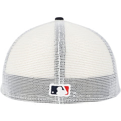 MLB Cleveland Guardians New Era Team Color 59FIFTY Trucker Fitted Hat