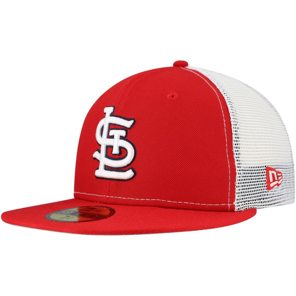 MLB St. Louis Cardinals New Era Team Color 59FIFTY Trucker Fitted Hat