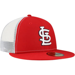 MLB St. Louis Cardinals New Era Team Color 59FIFTY Trucker Fitted Hat