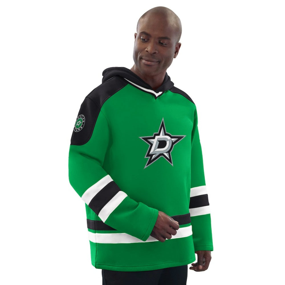 NHL Kelly Green/Black Dallas Stars Starter Hockey Pullover Hoodie