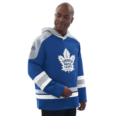 NHL Blue/Gray Toronto Maple Leafs Starter Hockey Pullover Hoodie