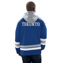 NHL Blue/Gray Toronto Maple Leafs Starter Hockey Pullover Hoodie