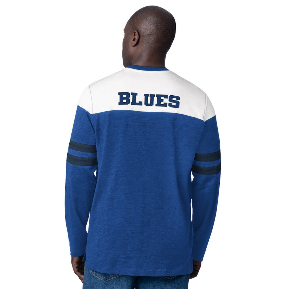 NHL Blue St. Louis Blues Starter Blitz Durene Long Sleeve T-Shirt