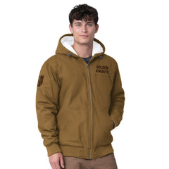 NHL Tan Vegas Golden Knights G-III Sports by Carl Banks Build Up Full-Zip Hoodie Jacket
