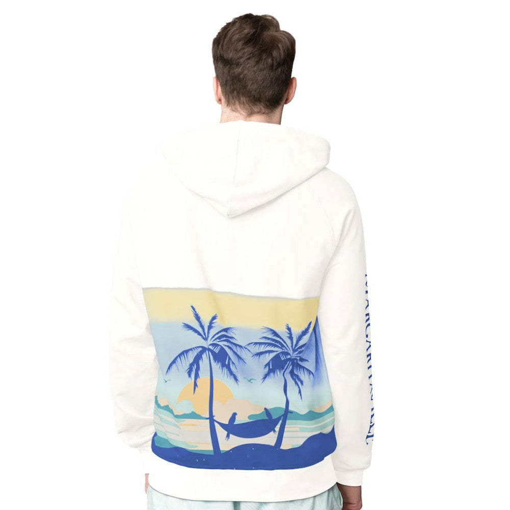 NHL Cream Pittsburgh Penguins Margaritaville Island Dream Peached Pullover Hoodie