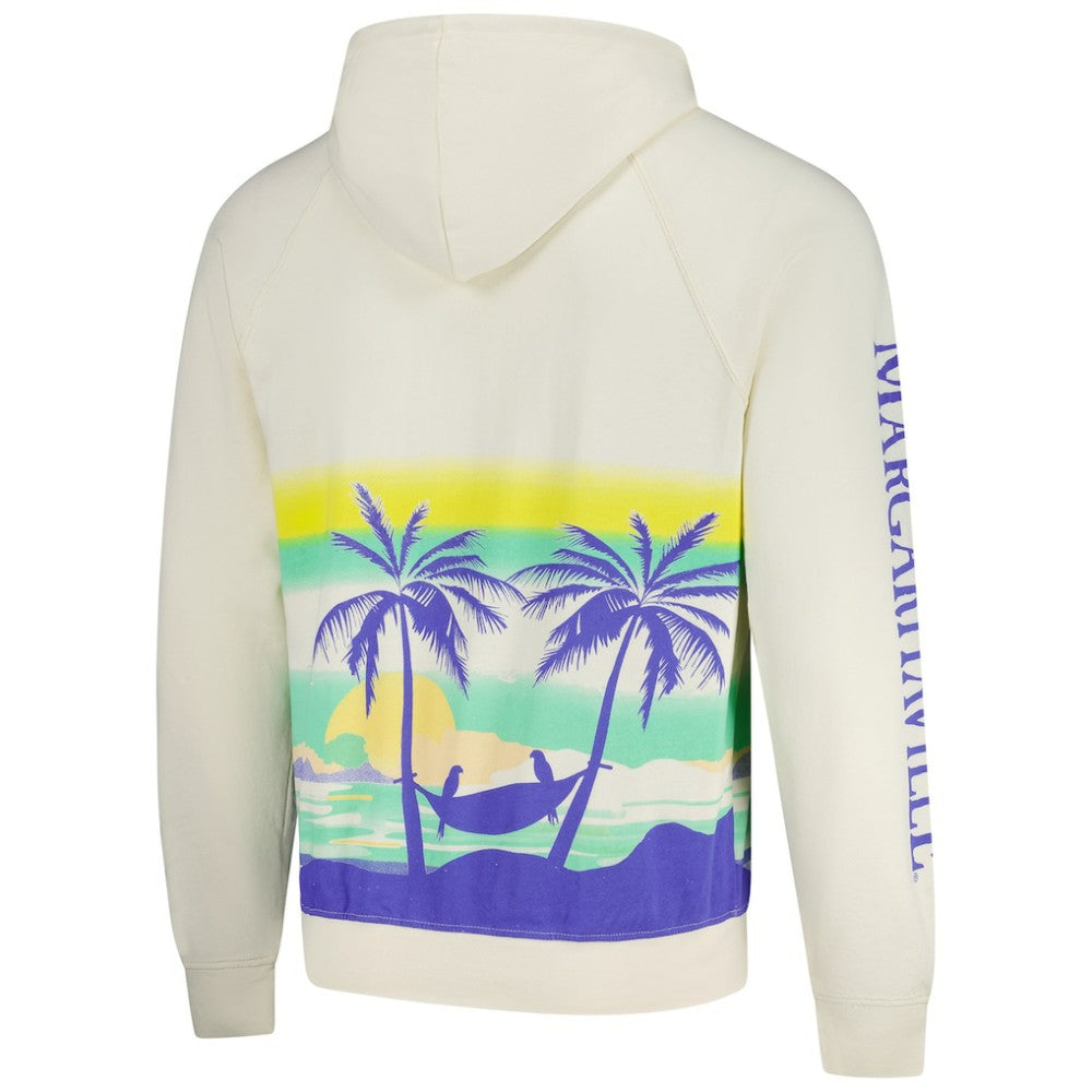NHL Cream Seattle Kraken Margaritaville Island Dream Peached Pullover Hoodie