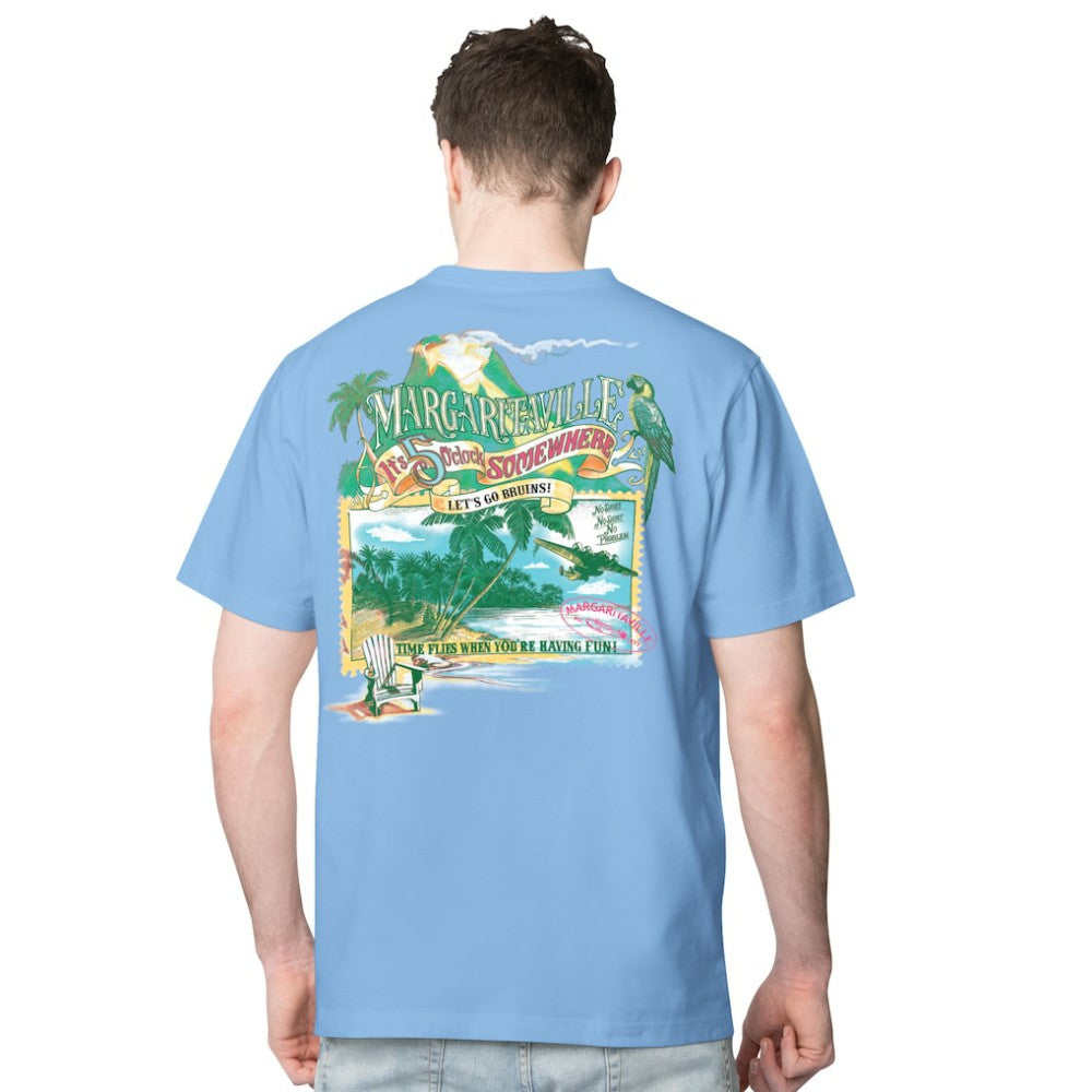 NHL Blue Boston Bruins Margaritaville Time Flies T-Shirt