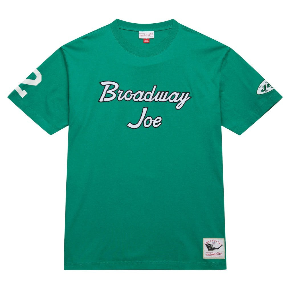 Joe Namath  Retired Player Nickname T-Shirt - New York Jets