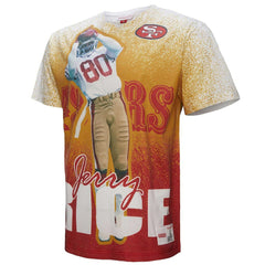 Jerry Rice  Burst Retired Player T-Shirt - San Francisco 49ers