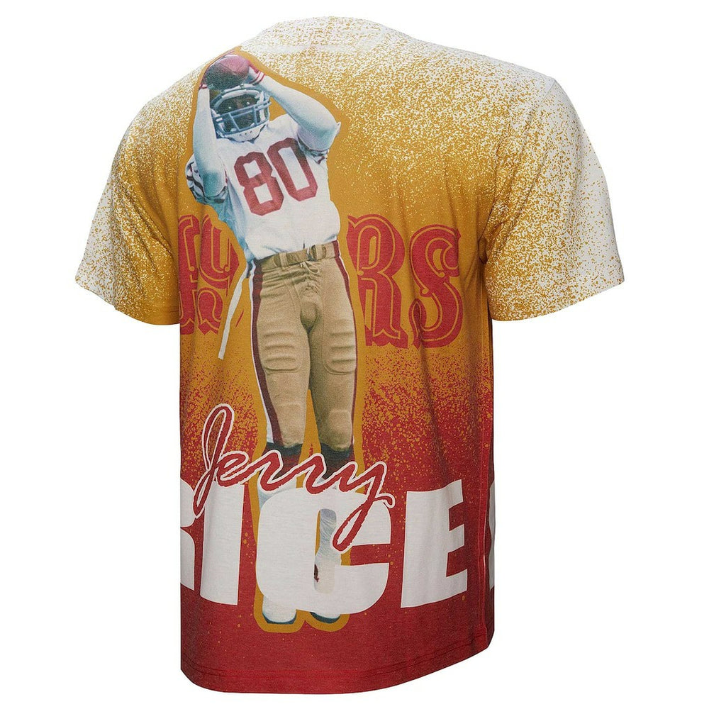 Jerry Rice  Burst Retired Player T-Shirt - San Francisco 49ers