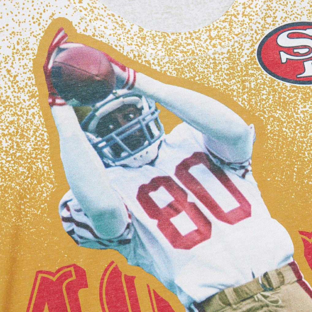 Jerry Rice  Burst Retired Player T-Shirt - San Francisco 49ers