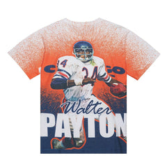 Walter Payton  Burst Retired Player T-Shirt - Chicago Bears