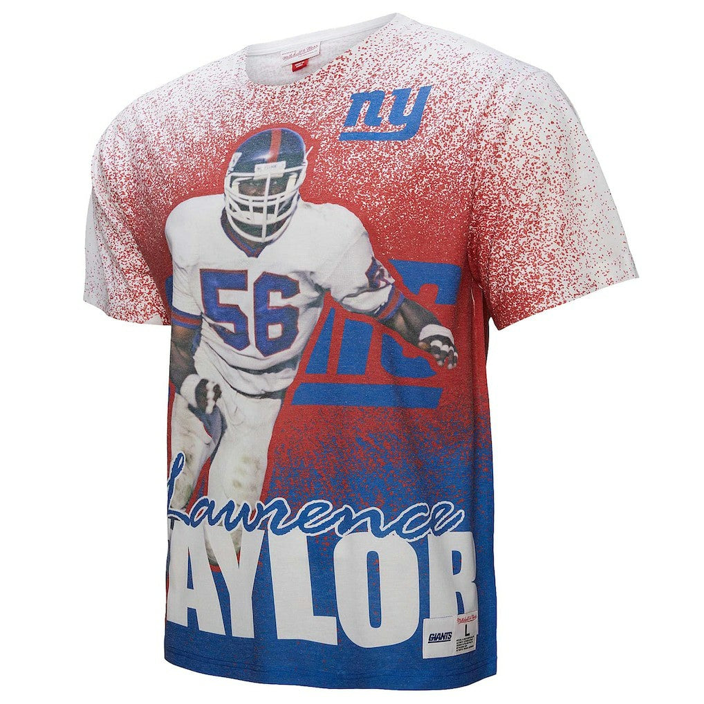 Lawrence Taylor  Burst Retired Player T-Shirt - New York Giants