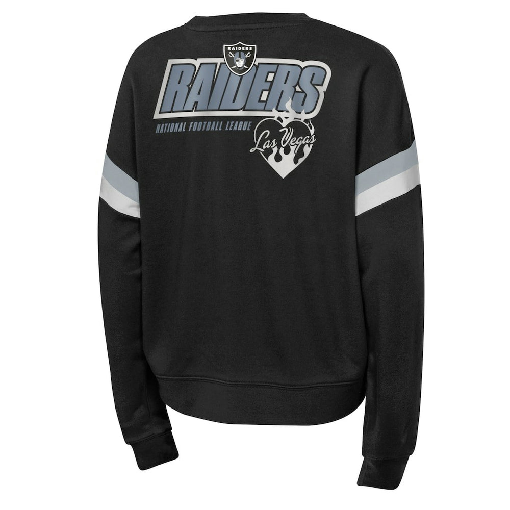 Girls Eternal Love Pullover Sweatshirt - Las Vegas Raiders