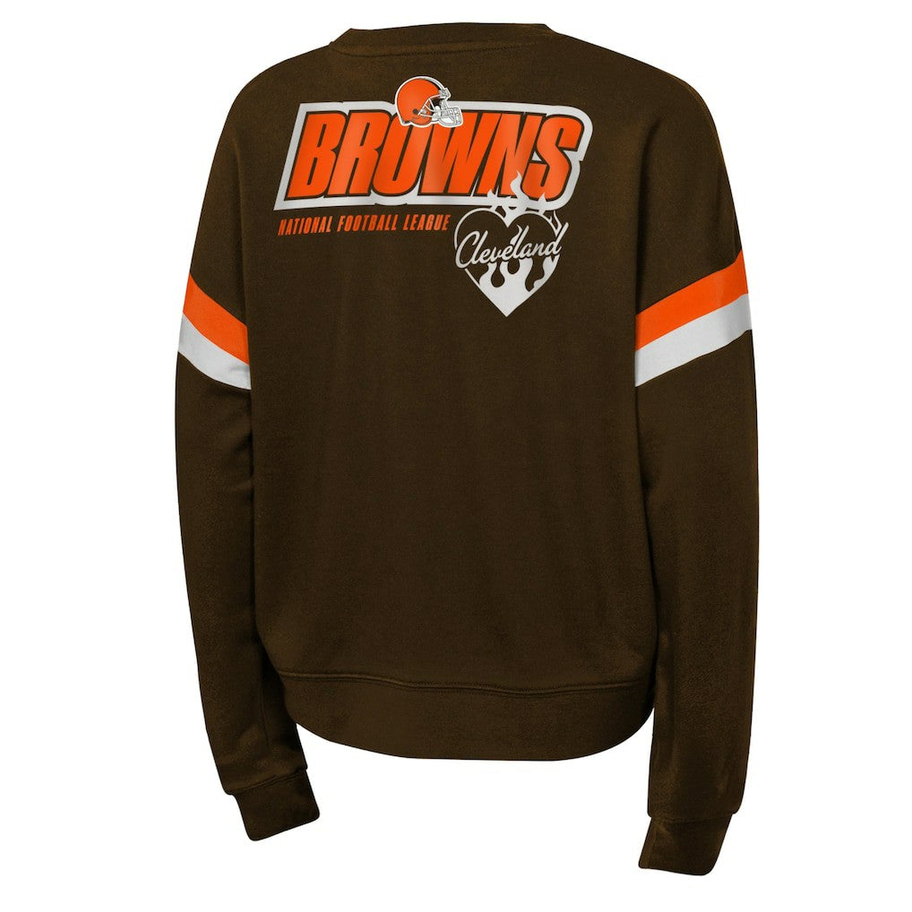 Girls Eternal Love Pullover Sweatshirt - Cleveland Browns